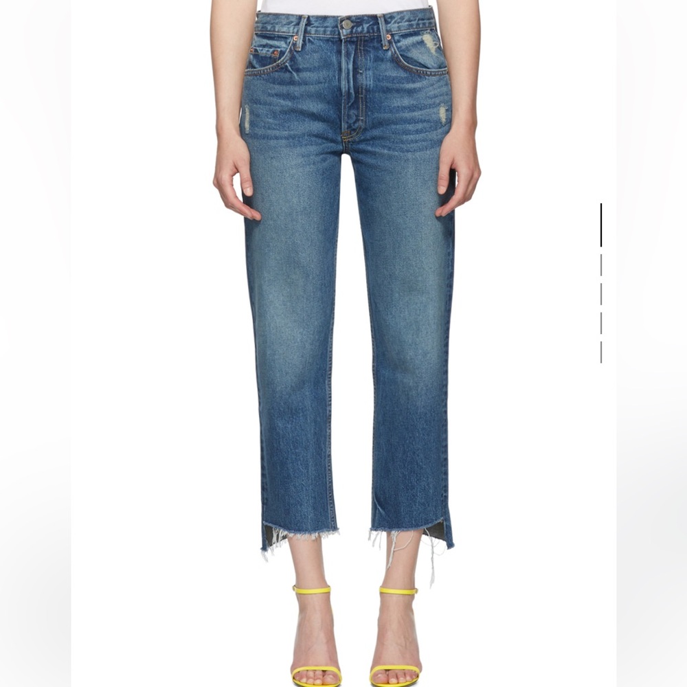 GRLFRND Helena High-Rise Straight Jeans Size 25